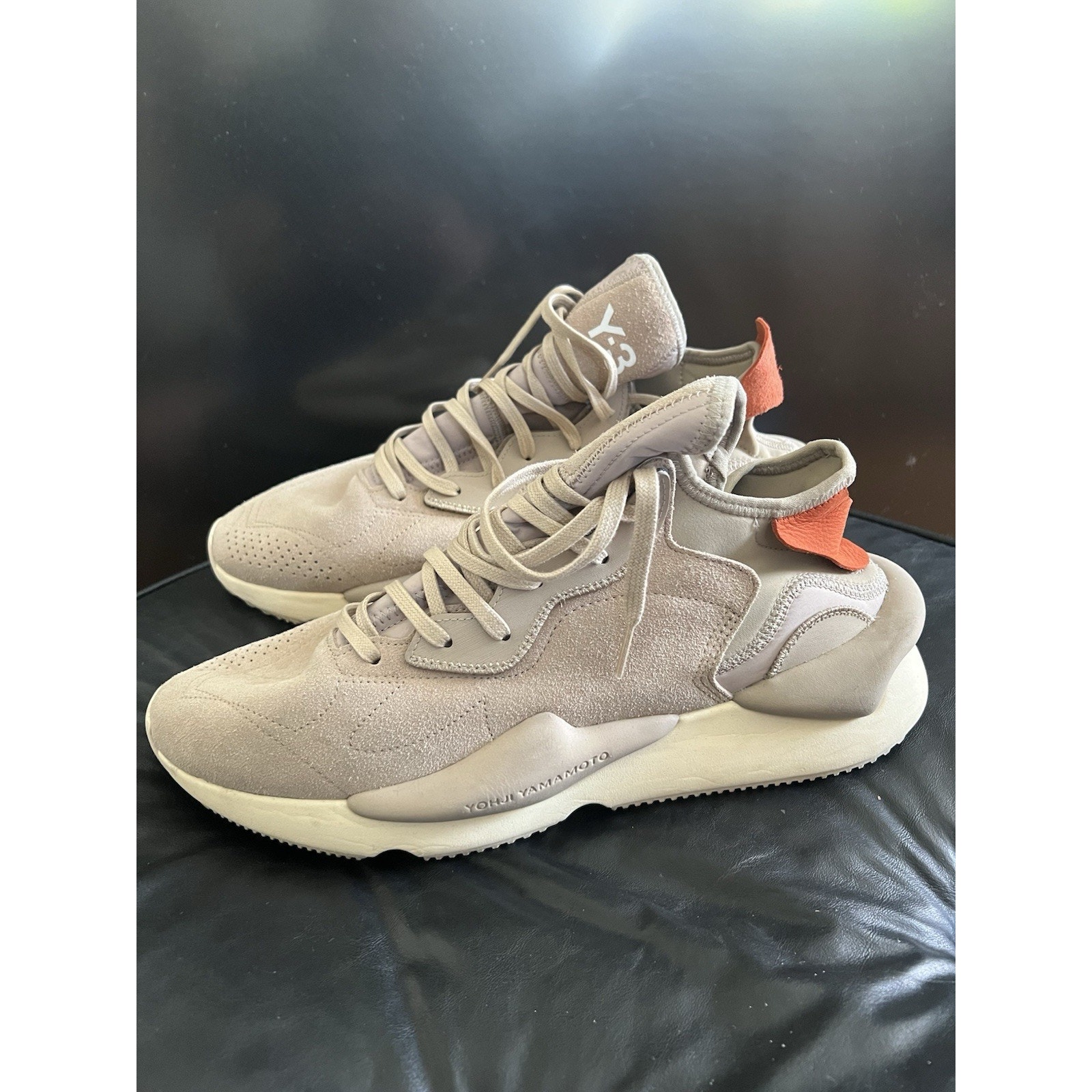 Adidas Y-3 Kaiwa Trace Fx0908 Khaki/Fox Orange Yohji Yamamoto Shoes, Size 12